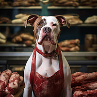 Buy canvas prints of Fit As A Butchers Dog by Steve Smith