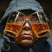 Buy canvas prints of Beer Goggles by Steve Smith