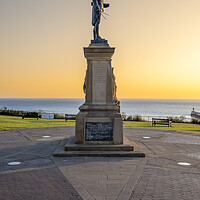 Buy canvas prints of Captain Cook Monument Whitby by Steve Smith