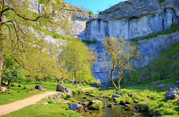 Malham Cove Picture Board by Steve Smith