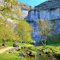 Buy canvas prints of Malham Cove by Steve Smith