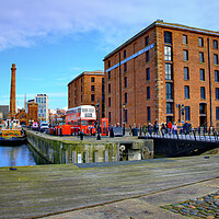 Buy canvas prints of Albert Dock Liverpool by Steve Smith