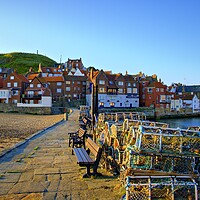 Buy canvas prints of Morning At Whitby by Steve Smith