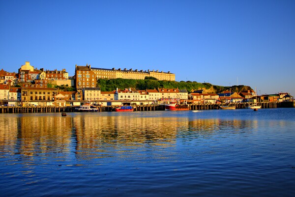 Views to West Cliff Whitby Picture Board by Steve Smith
