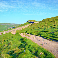 Buy canvas prints of Walking To Malham by Steve Smith