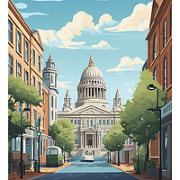 Buy canvas prints of Belfast Travel Poster by Steve Smith