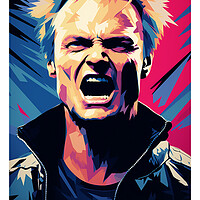 Buy canvas prints of Sting Travel Poster by Steve Smith