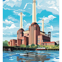 Buy canvas prints of London Travel Poster by Steve Smith