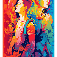 Buy canvas prints of LGBT Poster by Steve Smith