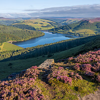 Buy canvas prints of Ladybower From Bamford Edge by Steve Smith