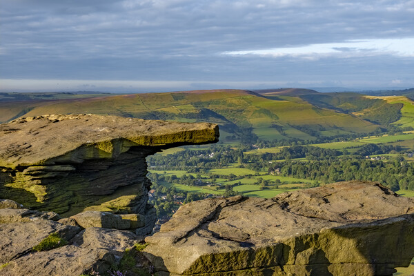 Bamford Edge Views Picture Board by Steve Smith