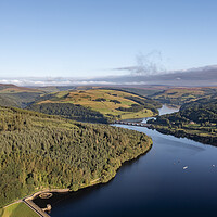 Buy canvas prints of Ladybower Reservoir Peak District by Steve Smith
