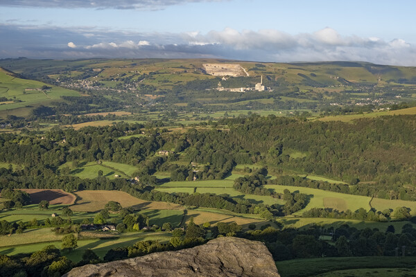 View from Bamford Edge Picture Board by Steve Smith