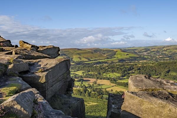 Bamford Edge Views Picture Board by Steve Smith