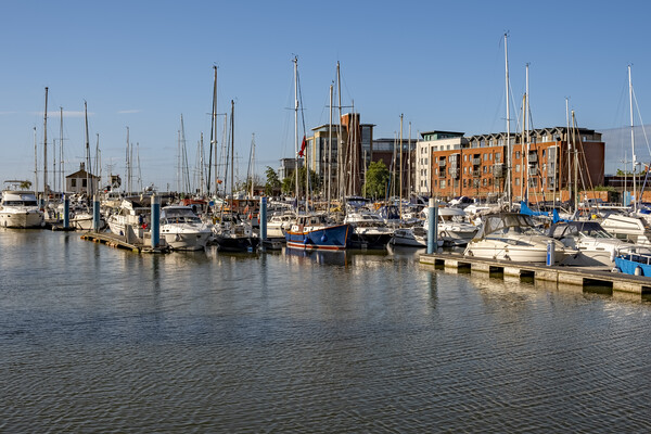 Hull Marina Picture Board by Steve Smith