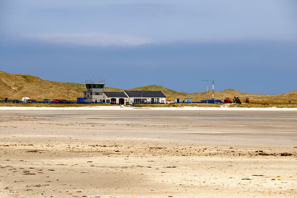 Barra Airport Picture Board by Steve Smith