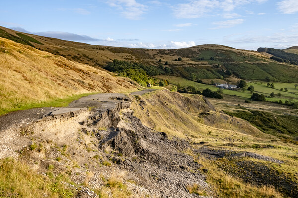 Old Mam Tor Road Picture Board by Steve Smith