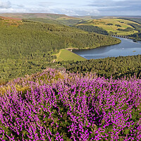 Buy canvas prints of Ladybower From Bamford Edge by Steve Smith