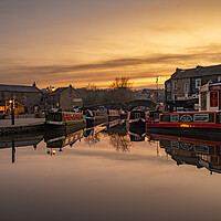 Buy canvas prints of Skipton North Yorkshire Sunrise by Steve Smith