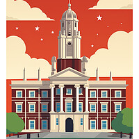 Buy canvas prints of Barnsley Travel Poster by Steve Smith