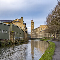 Buy canvas prints of Salts Mill by Steve Smith