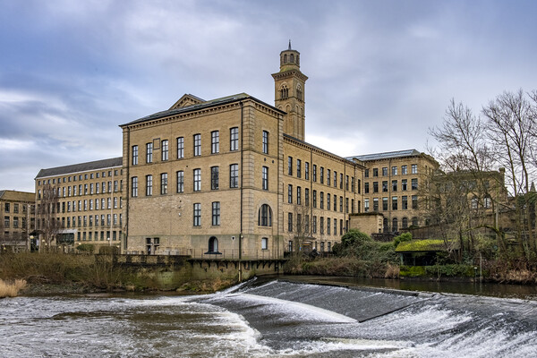 Saltaire West Yorkshire Picture Board by Steve Smith