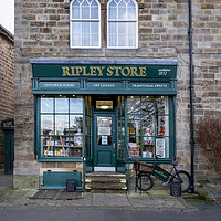 Buy canvas prints of Ripley Store North Yorkshire by Steve Smith