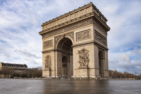 Arc de Triomphe Paris Picture Board by Steve Smith