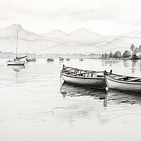 Buy canvas prints of Bowness Drawing by Steve Smith