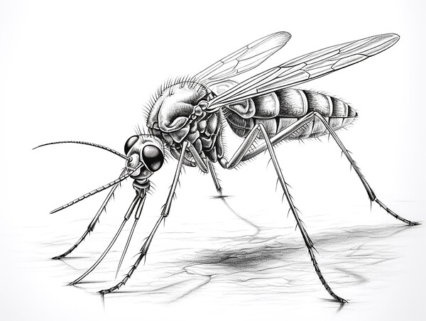 Mosquito Drawing Picture Board by Steve Smith