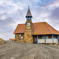Buy canvas prints of Cullercoats Watch House by Steve Smith