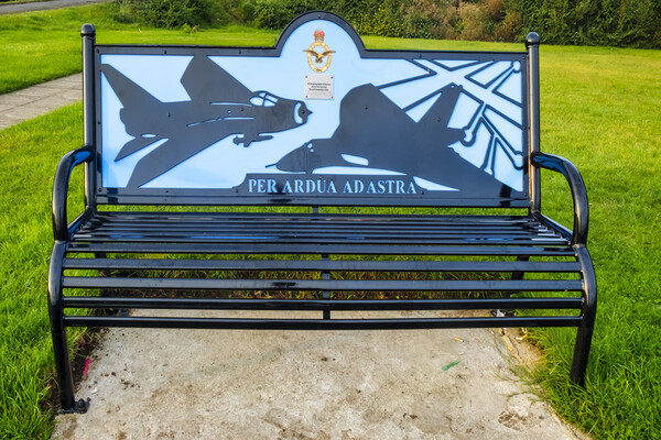 Per Ardua Ad Astra Memorial Bench Picture Board by Steve Smith