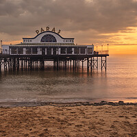 Buy canvas prints of Cleethorpes Pier Lincolnshire Sunrise by Steve Smith