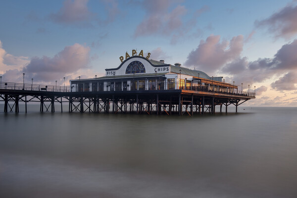 Cleethorpes Pier Lincolnshire Picture Board by Steve Smith