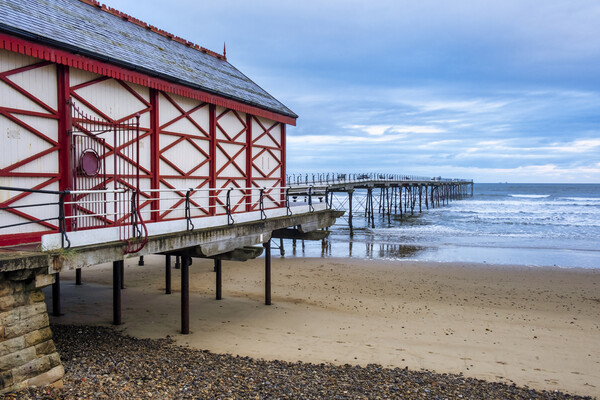 Saltburn by the Sea Pier Picture Board by Steve Smith