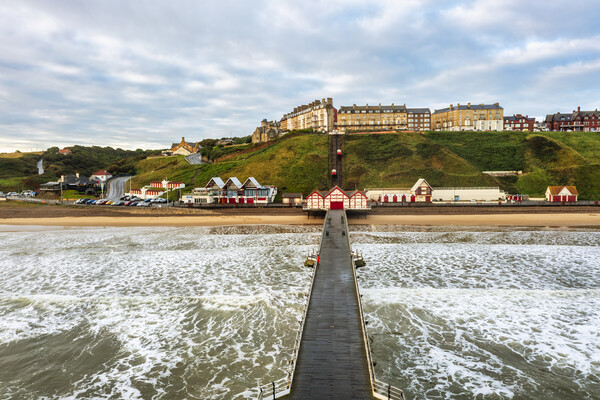 Saltburn by the Sea Pier Picture Board by Steve Smith
