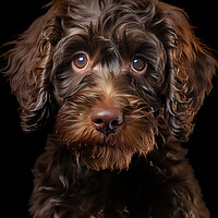 Buy canvas prints of Cockapoo Portrait by Steve Smith