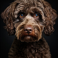 Buy canvas prints of Cockapoo Portrait by Steve Smith