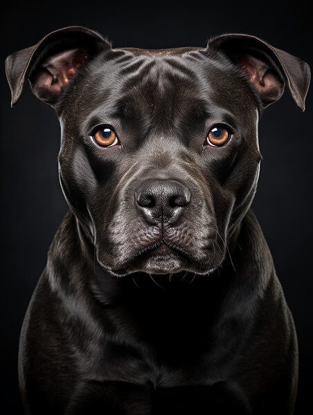 Staffordshire Bull Terrier Picture Board by Steve Smith
