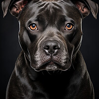 Buy canvas prints of Staffordshire Bull Terrier by Steve Smith