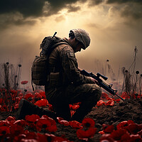 Buy canvas prints of We Will Remember Them by Steve Smith