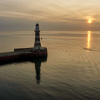 Buy canvas prints of Sunrise At Roker by Steve Smith