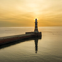 Buy canvas prints of Roker Pier Sunrise by Steve Smith