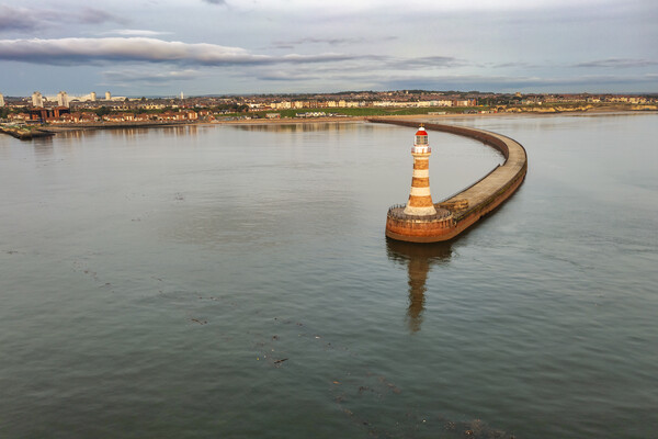 Roker Pier and Lighthouse Picture Board by Steve Smith