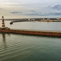 Buy canvas prints of Roker Pier and Lighthouse by Steve Smith