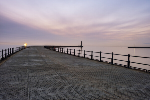 Dawn at Roker Picture Board by Steve Smith