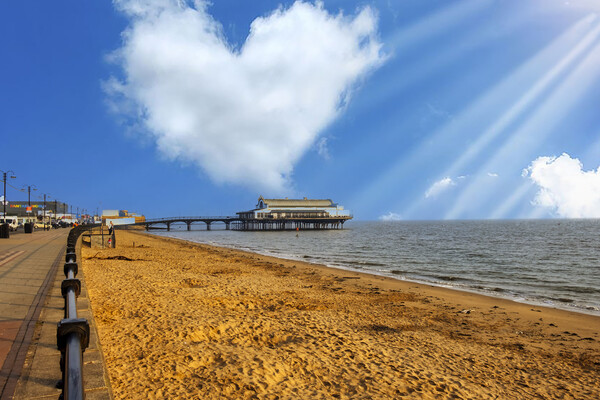 Love Cleethorpes Picture Board by Steve Smith