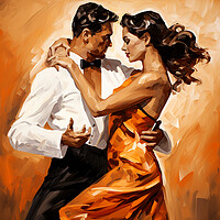 Buy canvas prints of The Argentine Tango by Steve Smith