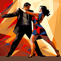 Buy canvas prints of The Argentine Tango by Steve Smith