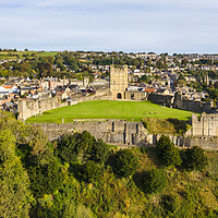 Buy canvas prints of Richmond Castle North Yorkshire by Steve Smith